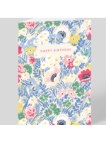 Ohh Deer Cath Kidston Happy Birthday Floral Blue