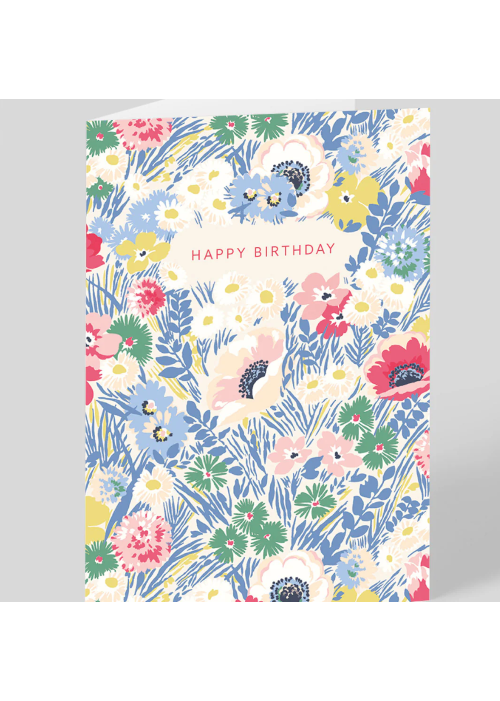 Ohh Deer Cath Kidston Happy Birthday Floral Blue