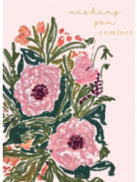 Calypso Cards Pink Bouquet Wishing You Comfort