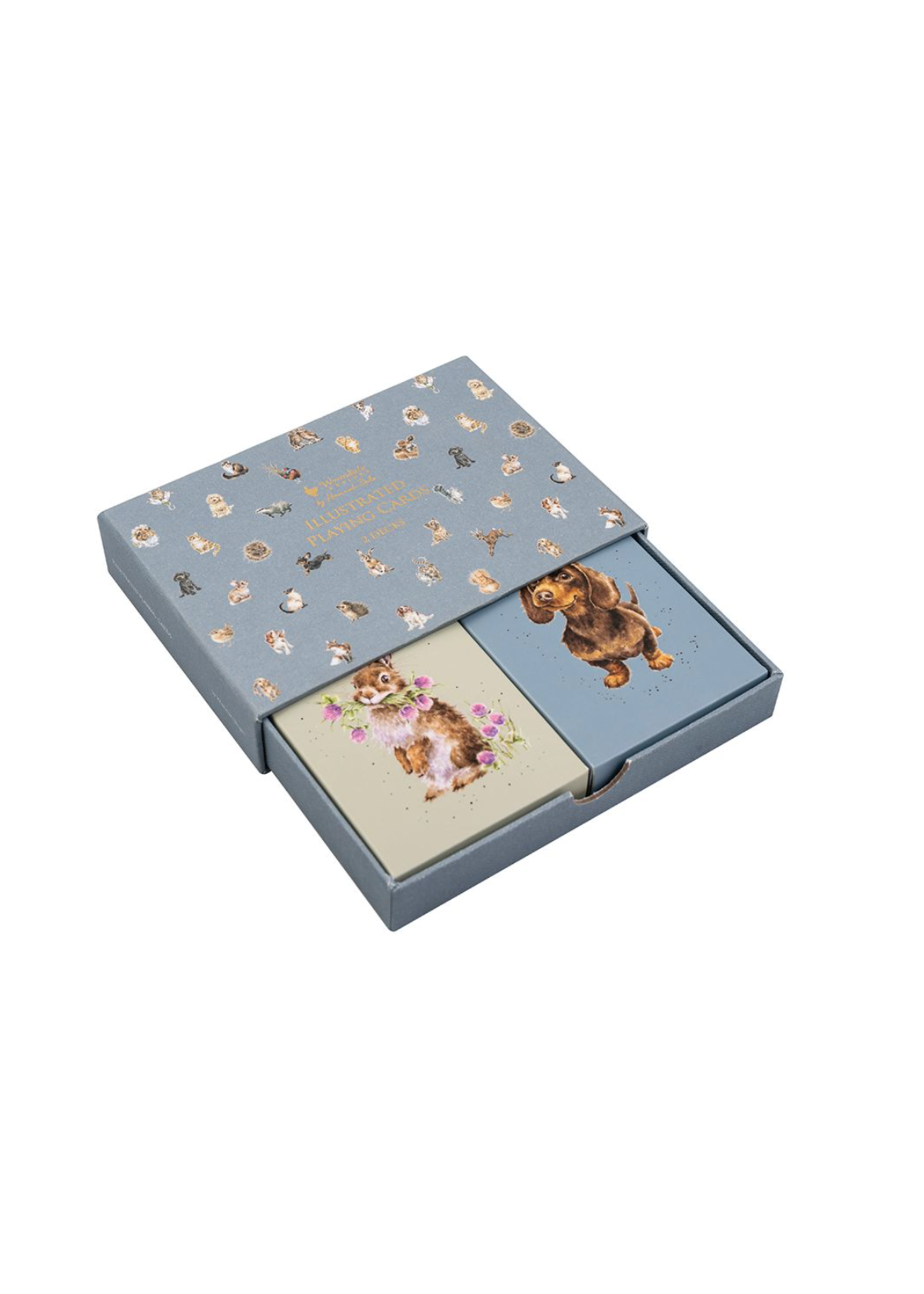 Wrendale Designs The Country Set Woodland Animal, Dog and Cat Playing Cards