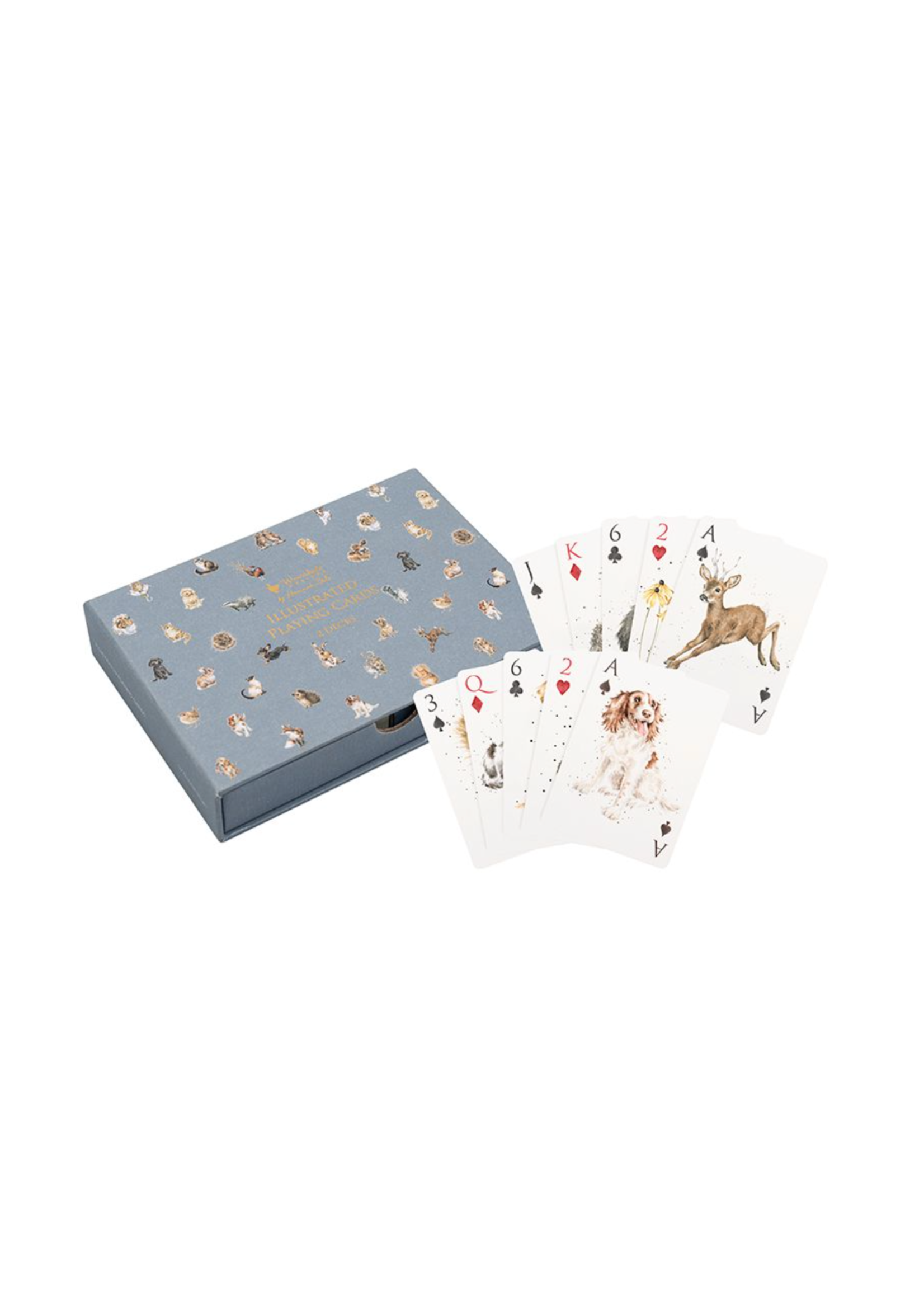 Wrendale Designs The Country Set Woodland Animal, Dog and Cat Playing Cards