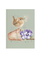 Wrendale Designs Pottering About Bird -  A6 Notebook