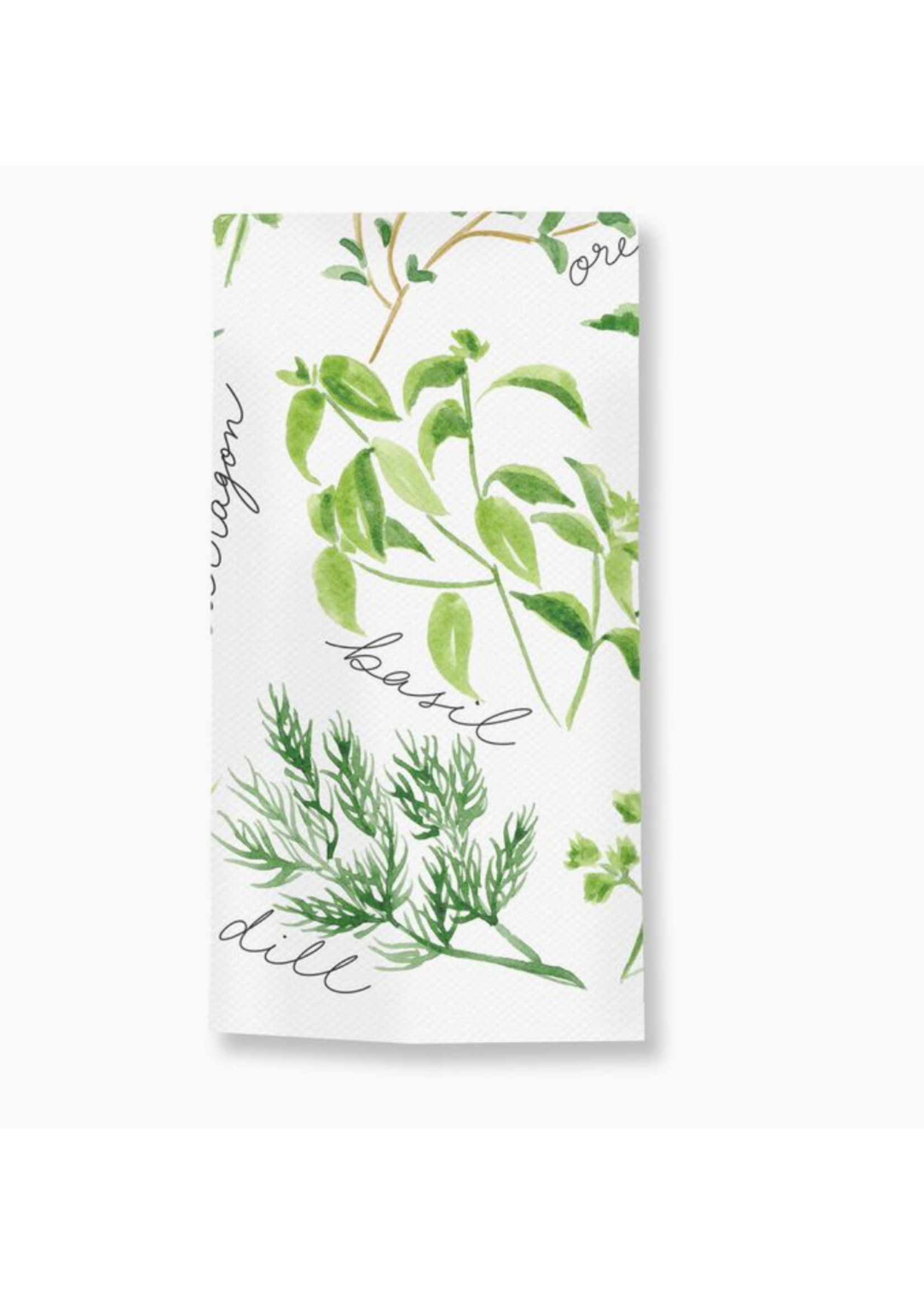 Almeida Illustrations Kitchen Herbs Tea Towel