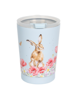 Wrendale Designs Field of Flowers Hare Thermal Travel Cup
