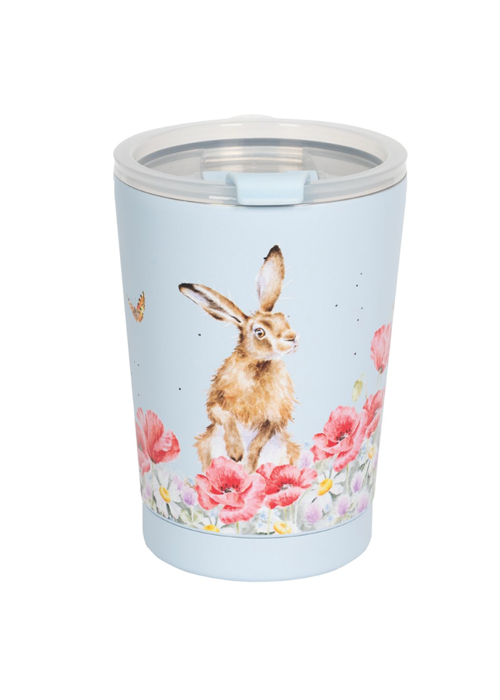Wrendale Designs Field of Flowers Hare Thermal Travel Cup