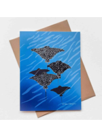 True North Creations Stingray Group Greeting Card