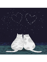 Paperbird Heavenly Cats Hearts in Stars