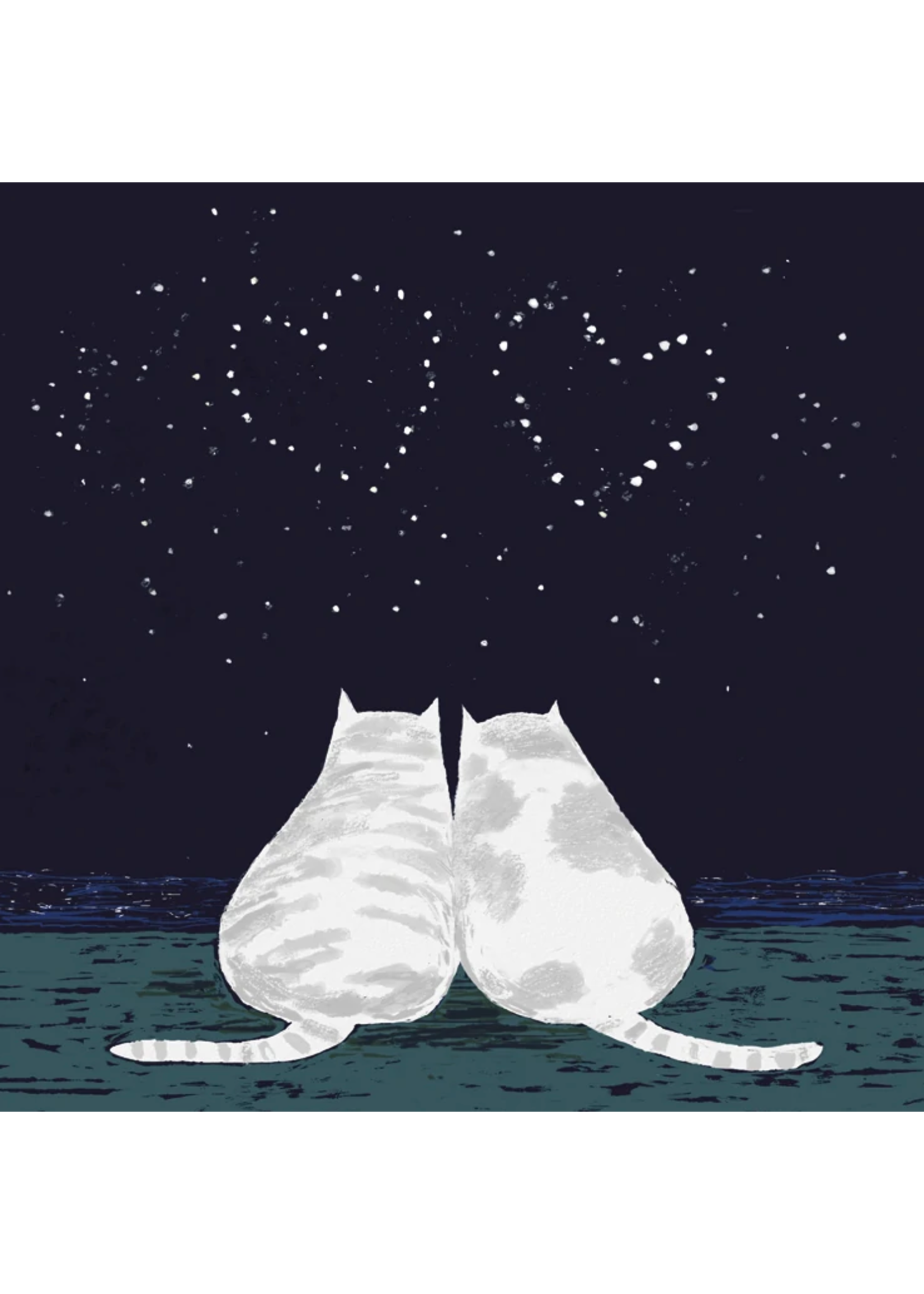 Paperbird Heavenly Cats Hearts in Stars