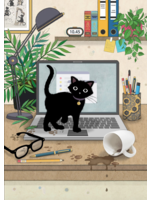 Bug Art Laptop Kitty