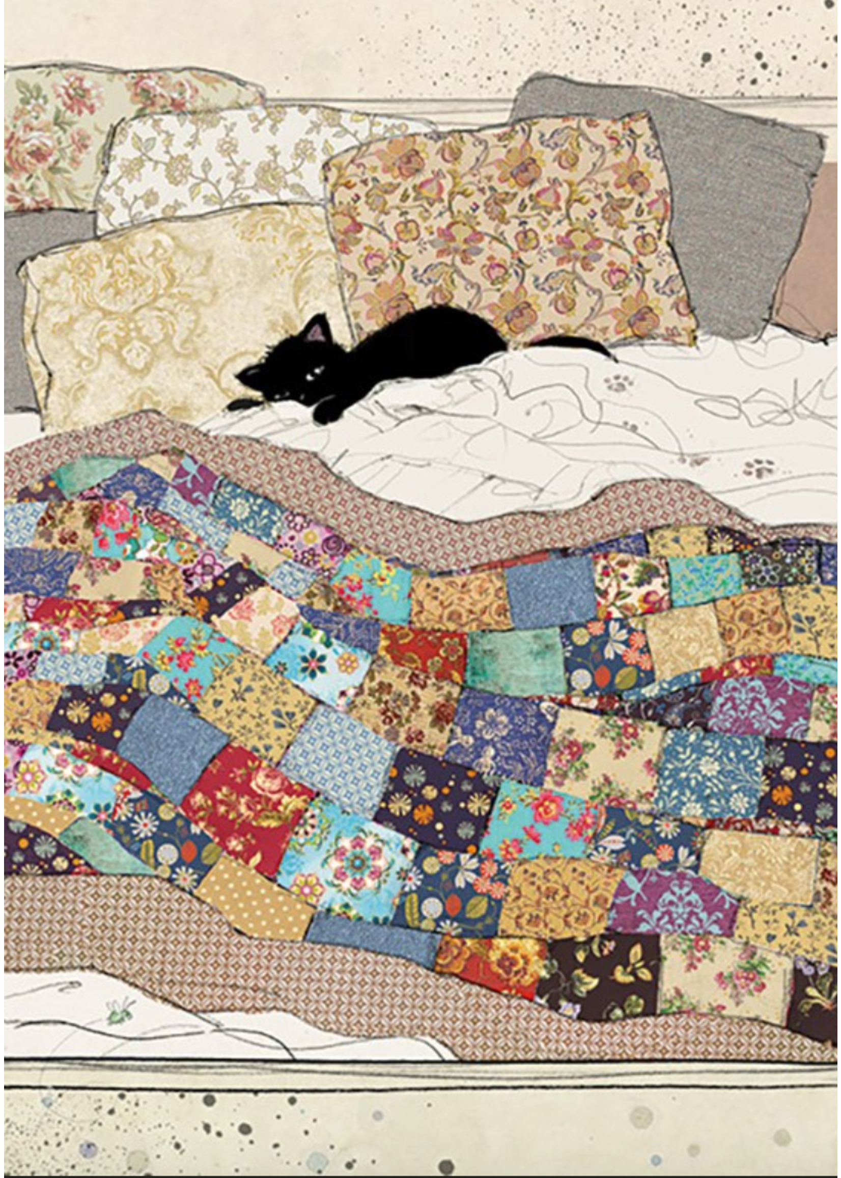 Bug Art Bed Kitty
