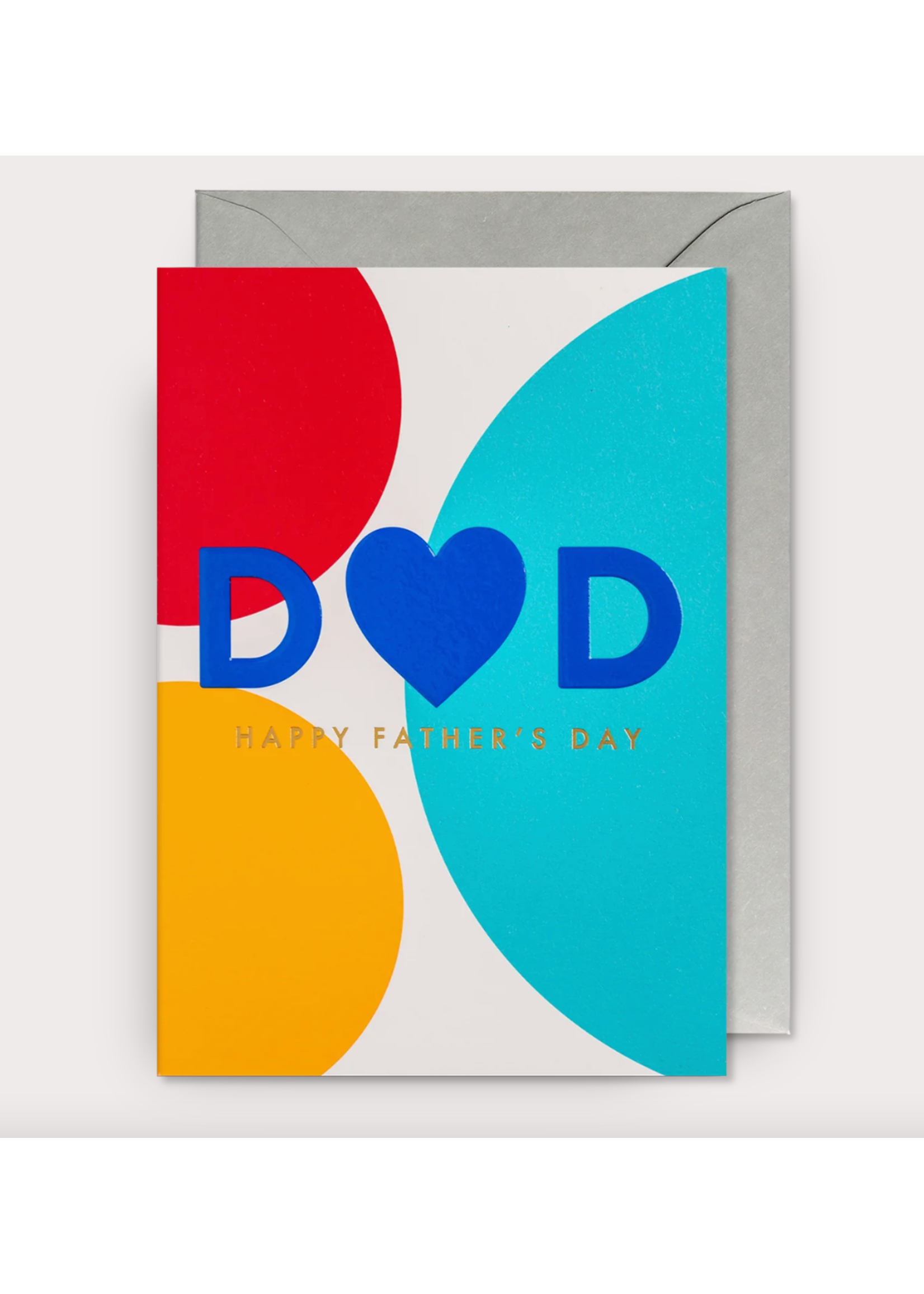 Lagom Design Dad Blue Heart Fathers Day