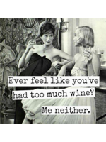 Raven's Rest Ever Feel Like Too Much Wine Magnet