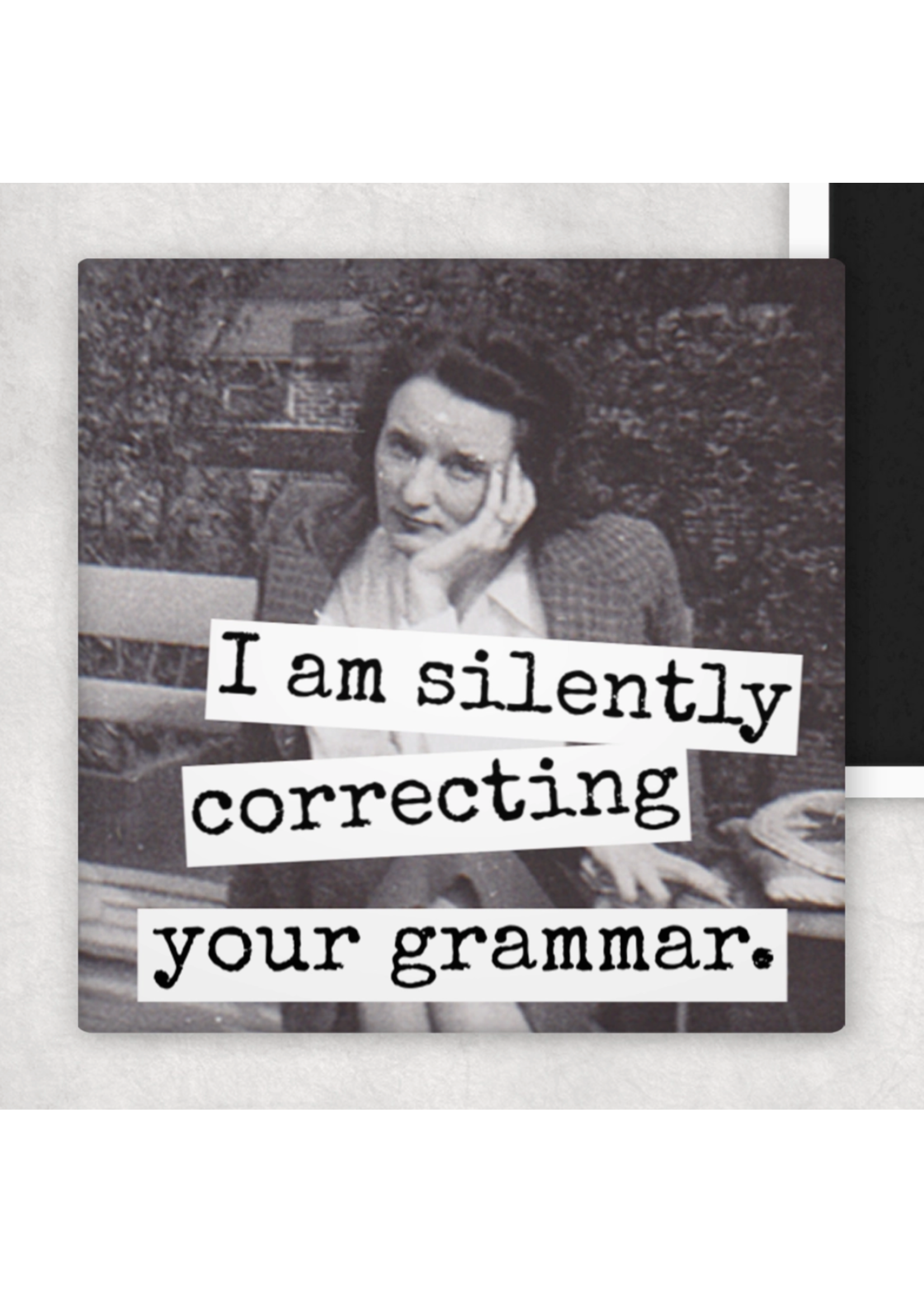 Raven's Rest Silently Correcting Your Grammar Magnet
