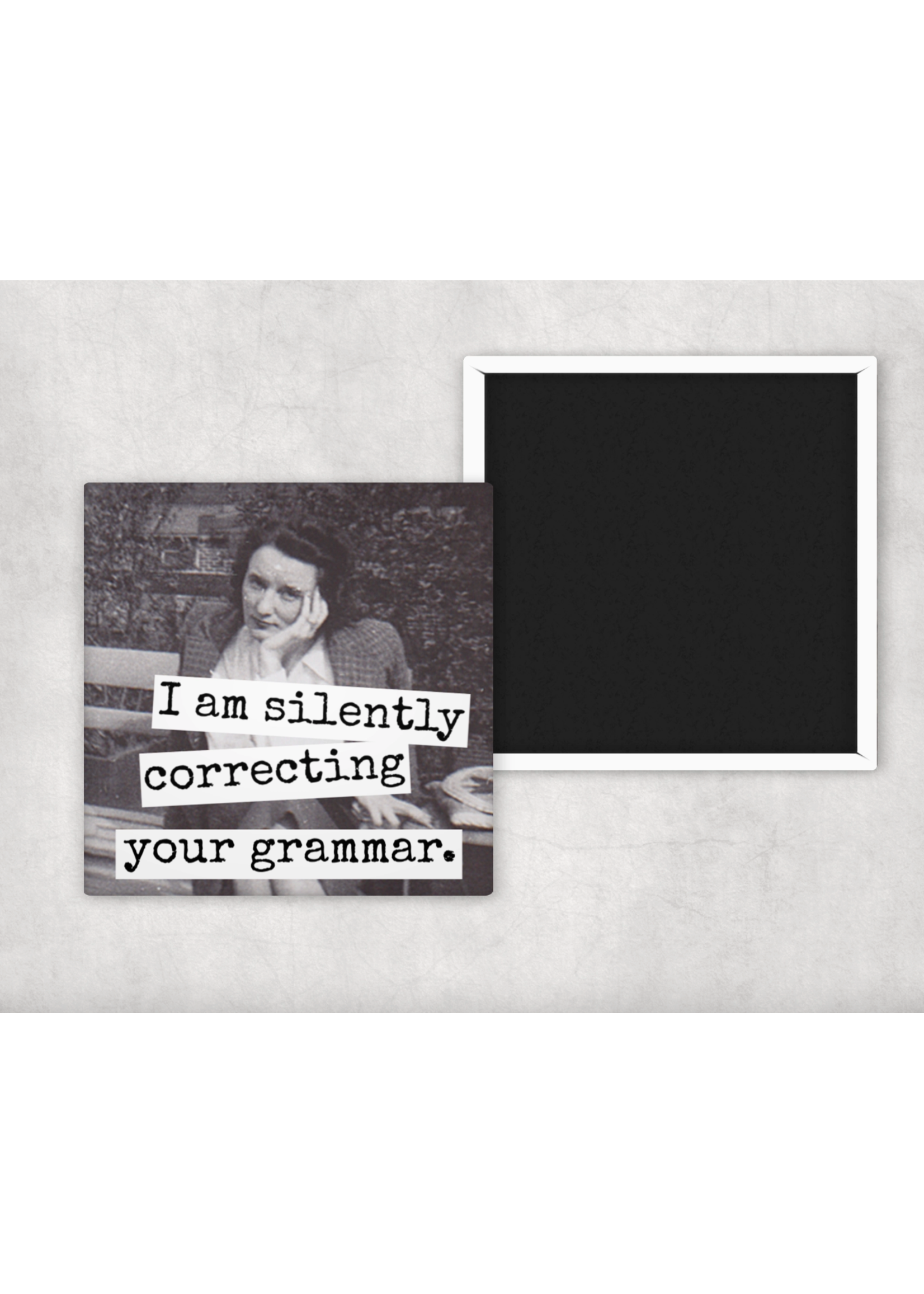 Raven's Rest Silently Correcting Your Grammar Magnet