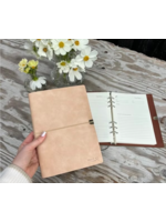 Myself and I Journals A5 Travel Planner Journal Beige