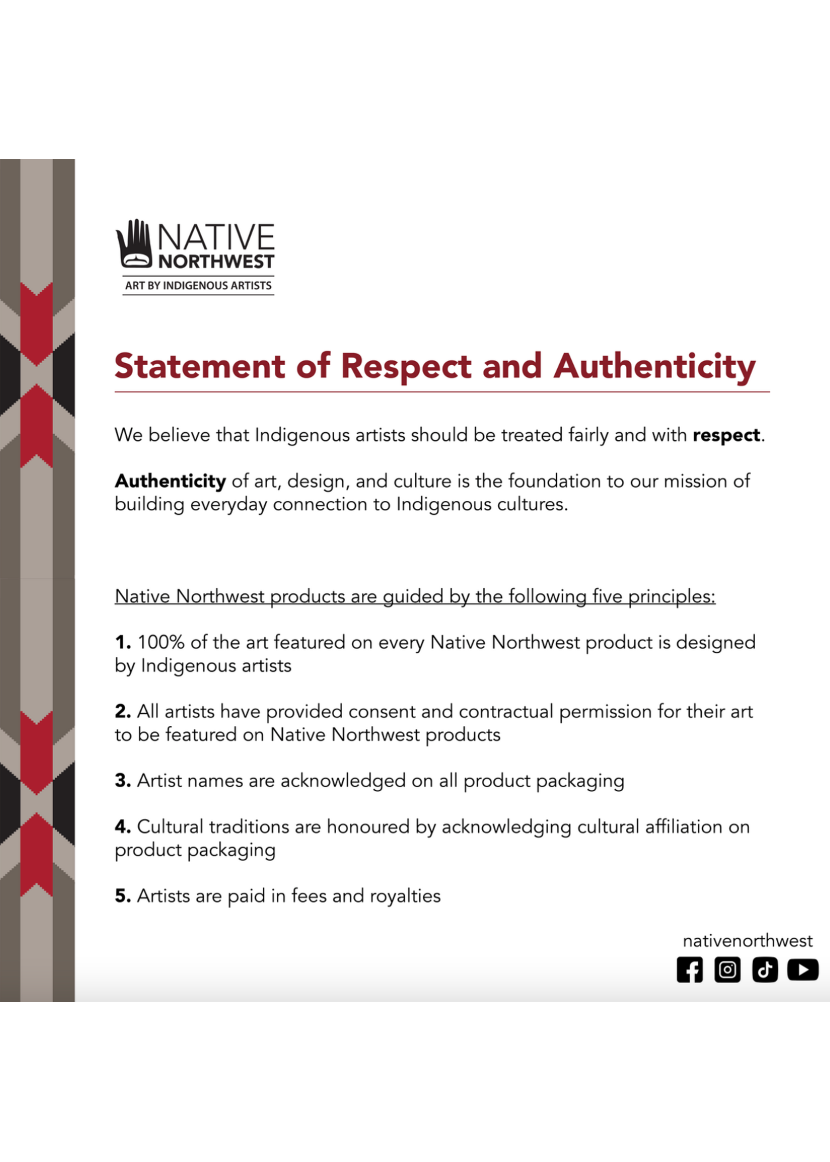 Native Northwest Sticker Indigenous Maple