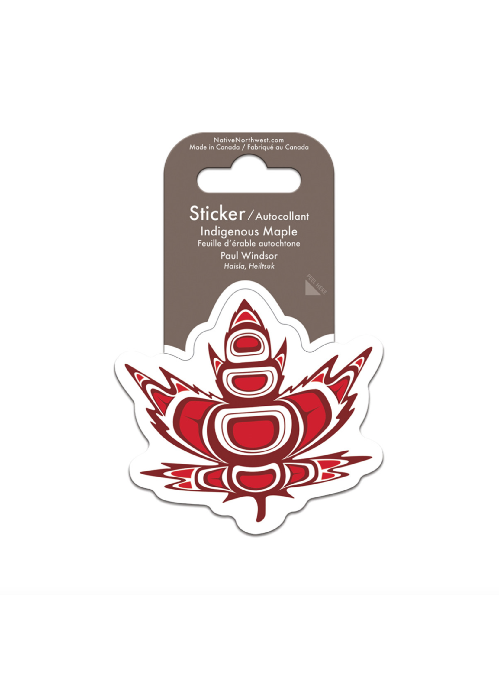 Native Northwest Sticker Indigenous Maple