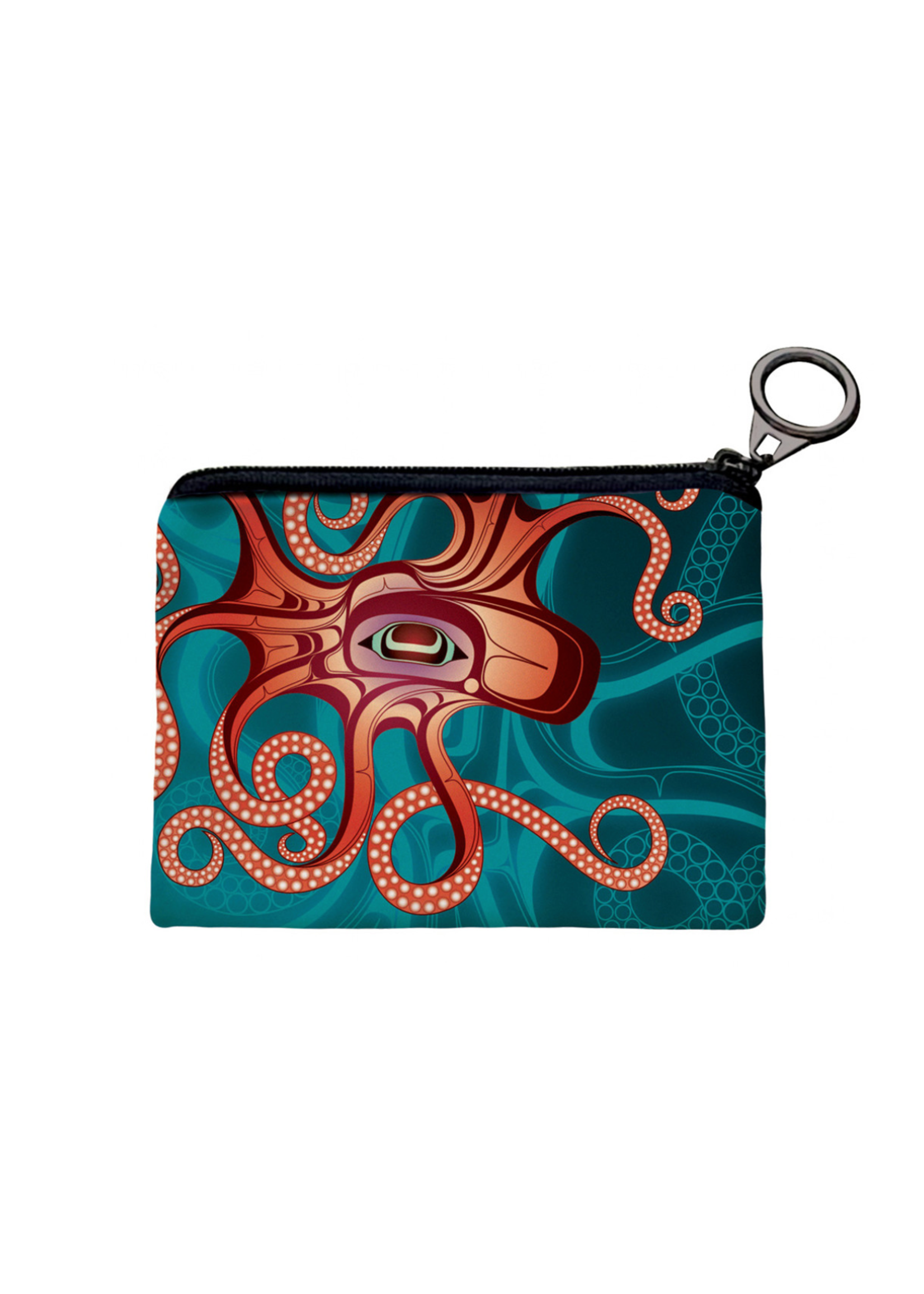 Native Northwest Coin Purse Octopus