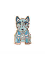 Native Northwest Enamel Pin - Wolf by Simone Diamond