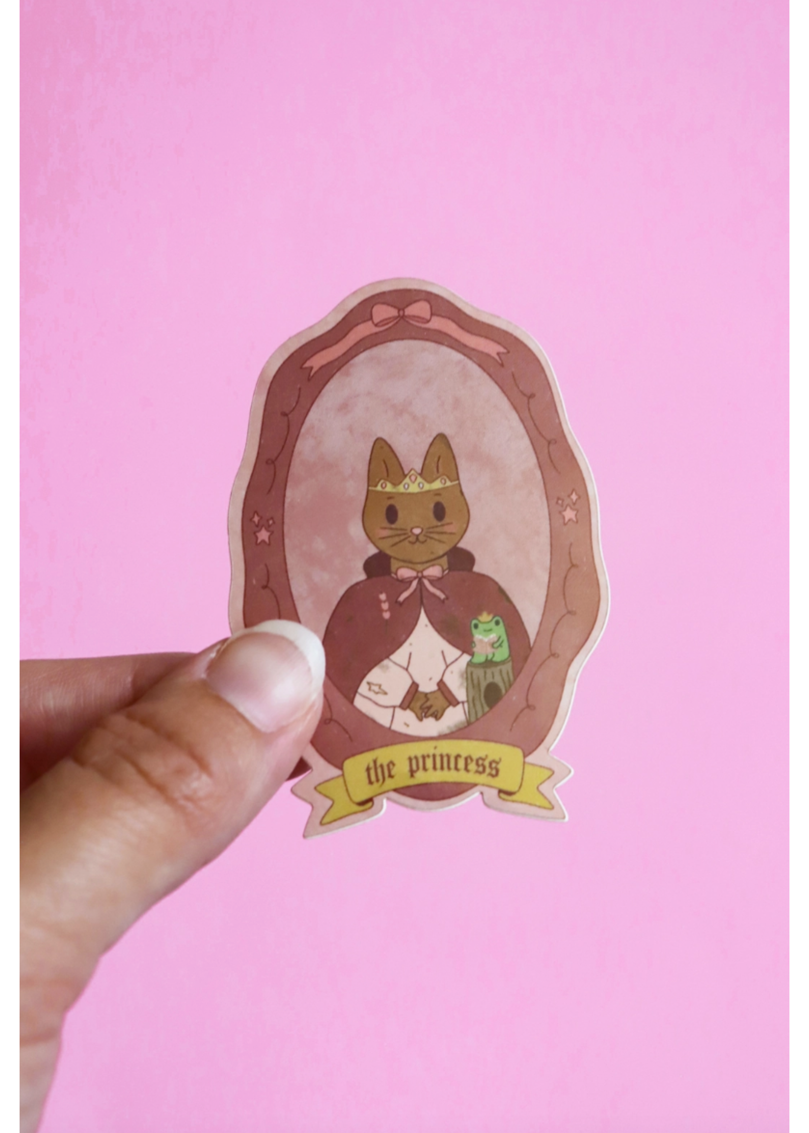 Day Dreamer Studios The Princess Woodland Creatures Storybook Vinyl Sticker