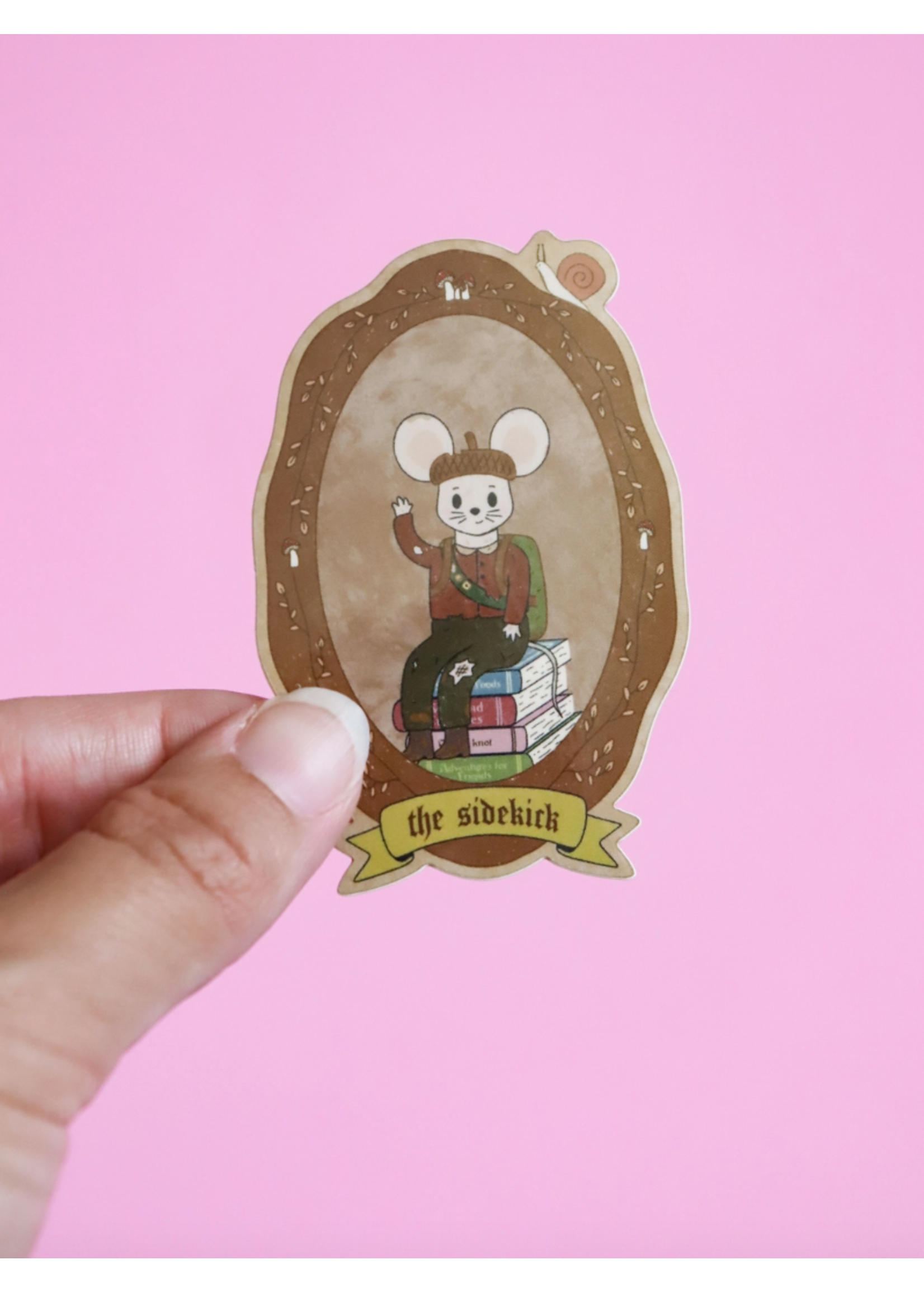 Day Dreamer Studios The Sidekick Woodland Creatures Storybook Vinyl Sticker