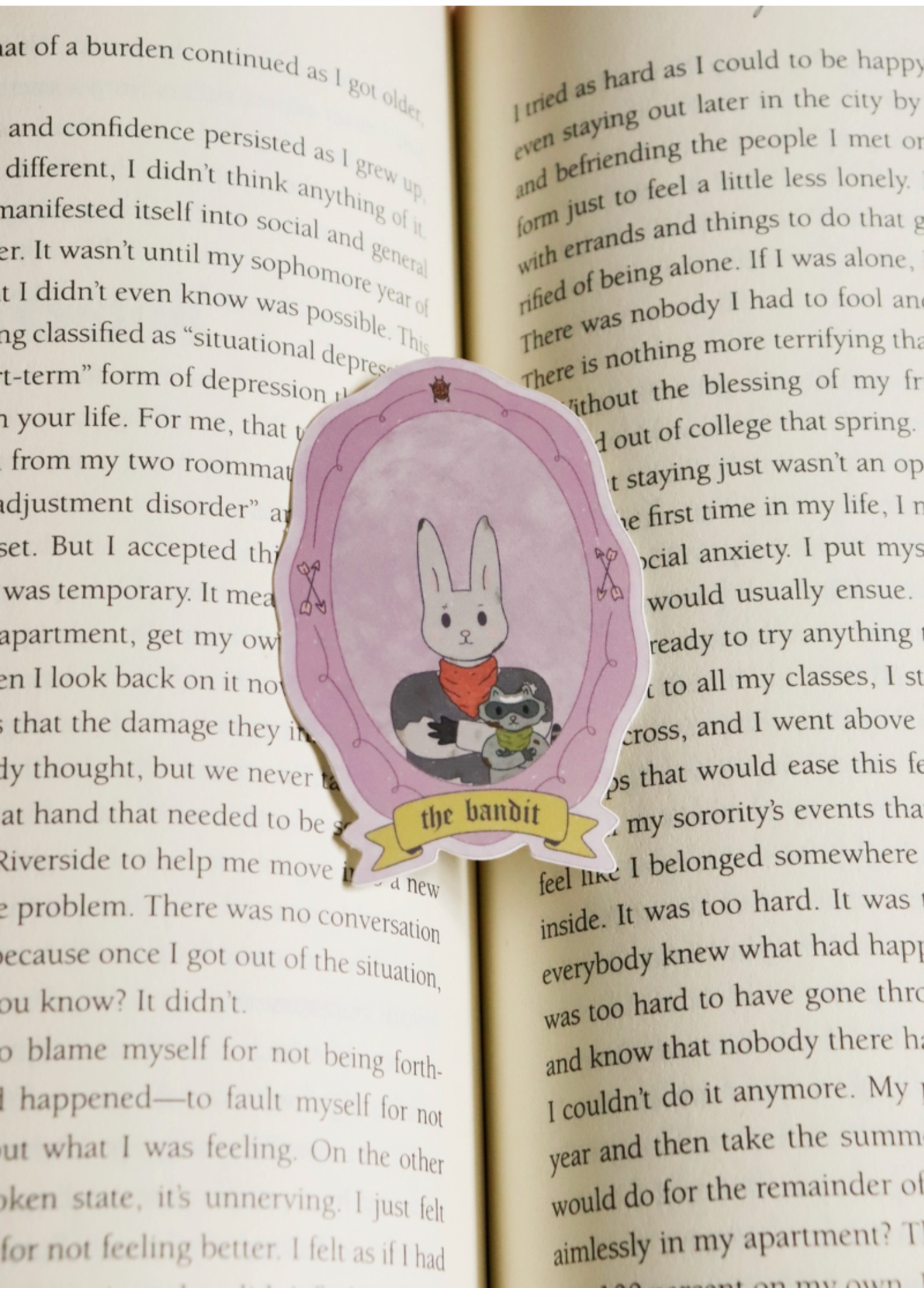 Day Dreamer Studios The Bandit Woodland Creatures Storybook Vinyl Sticker