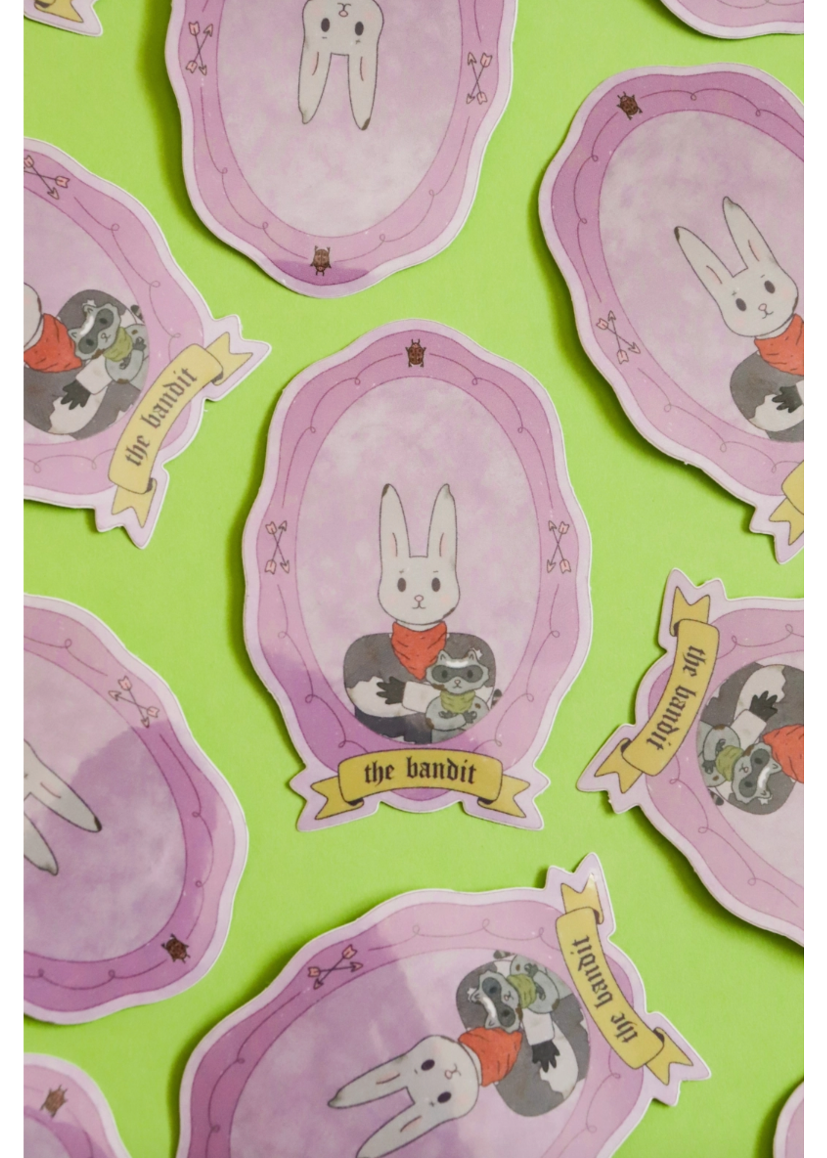 Day Dreamer Studios The Bandit Woodland Creatures Storybook Vinyl Sticker