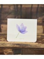 Paper Kuts Single Purple Flower Thank You