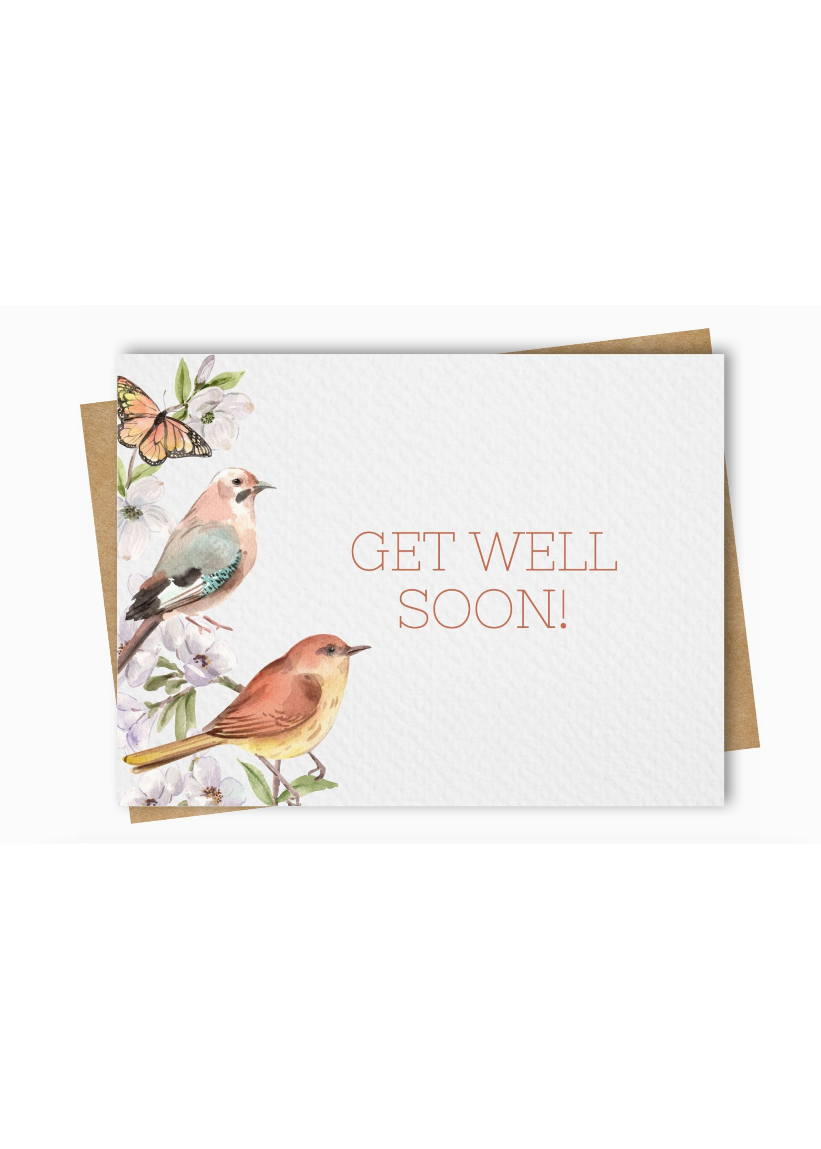 Paper Kuts Get Well Soon Birds and Butterfly