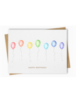 Paper Kuts Happy Birthday Line of Balloons