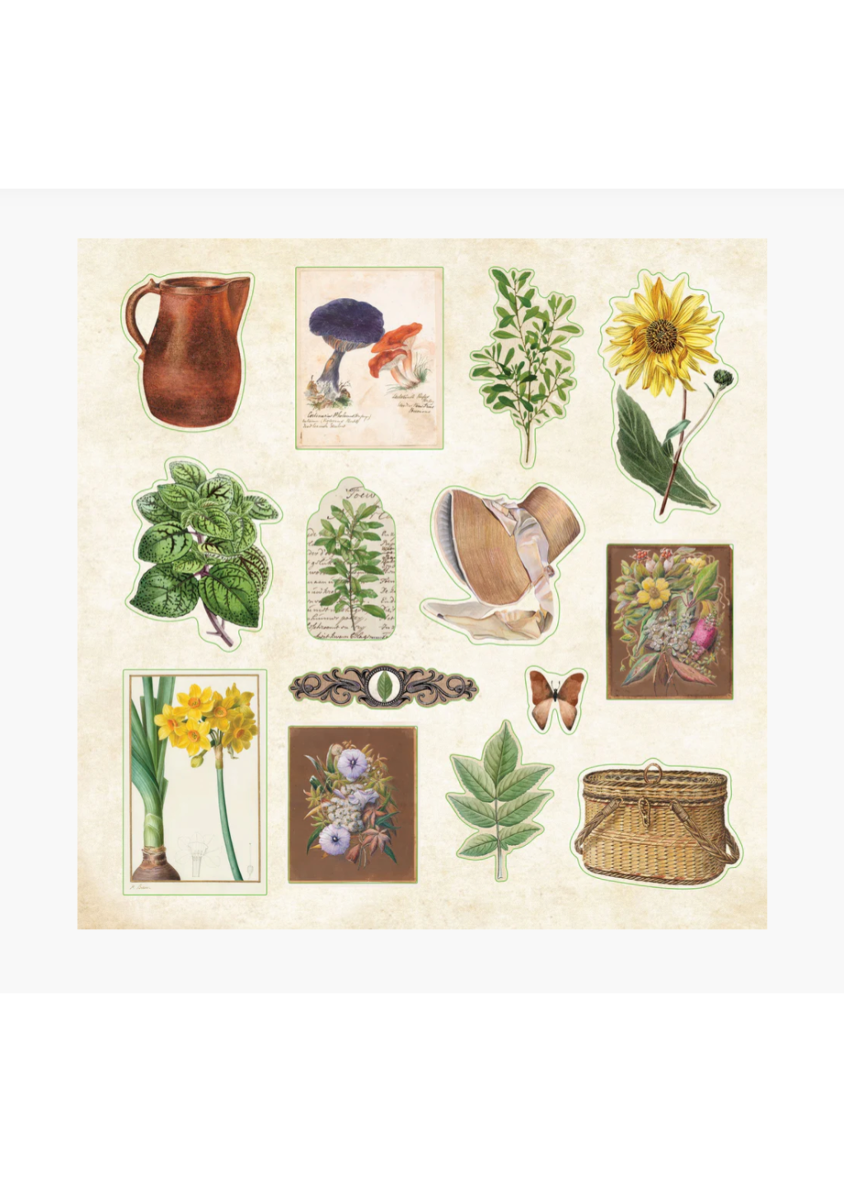 Peter Pauper Press Cottagecore Sticker Book