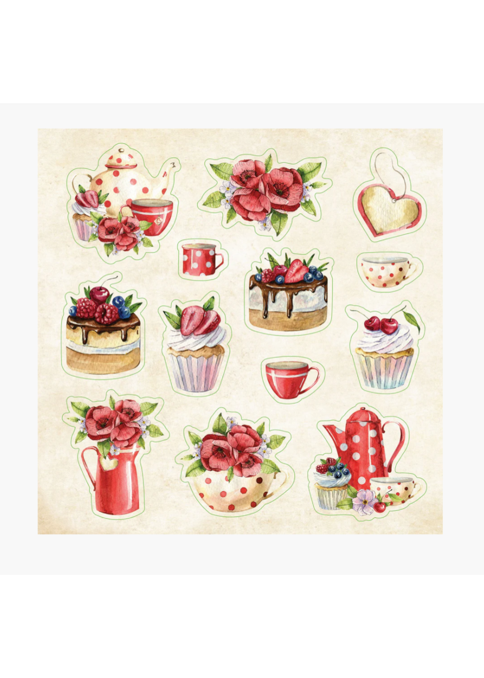 Peter Pauper Press Cottagecore Sticker Book