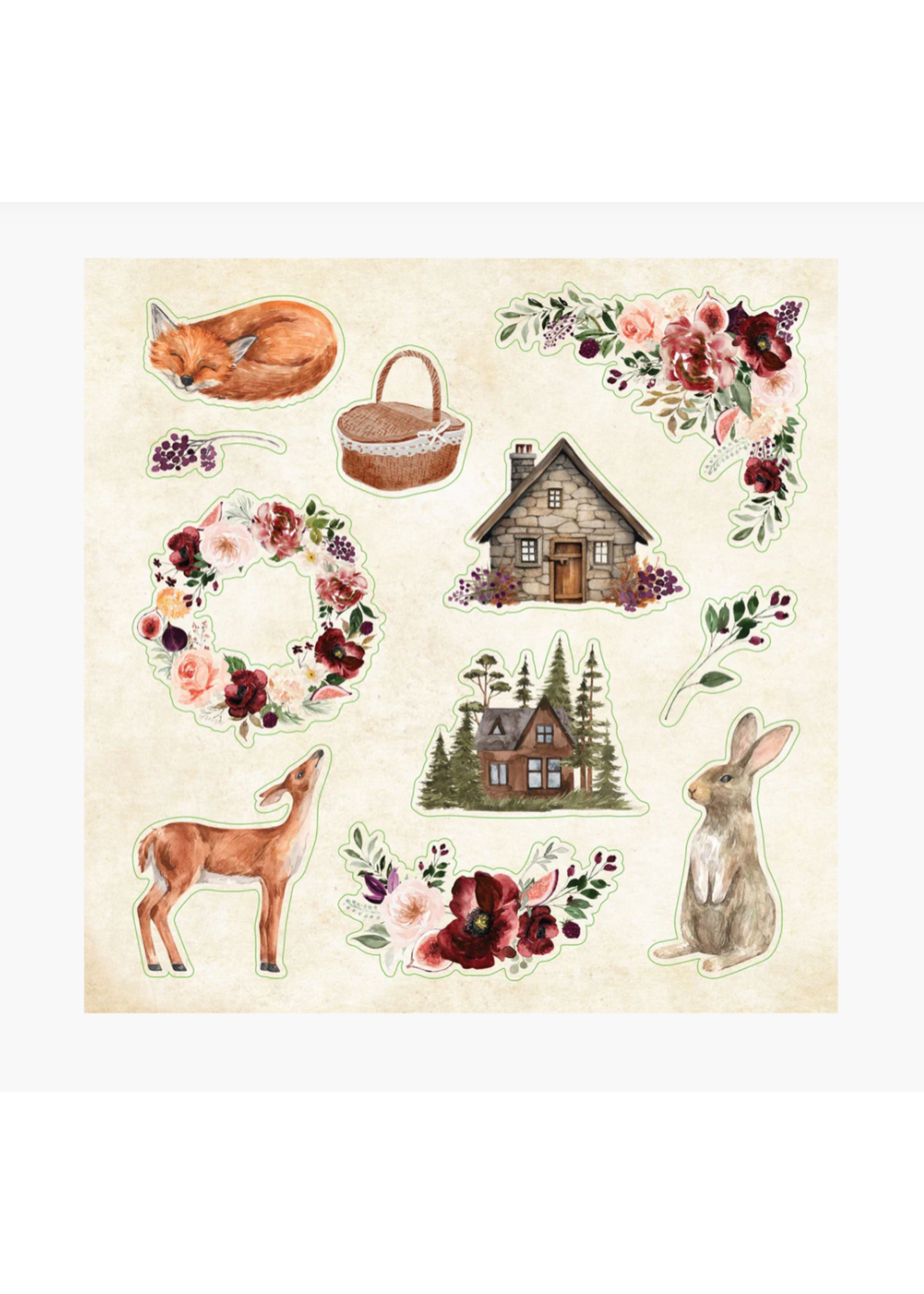 Peter Pauper Press Cottagecore Sticker Book