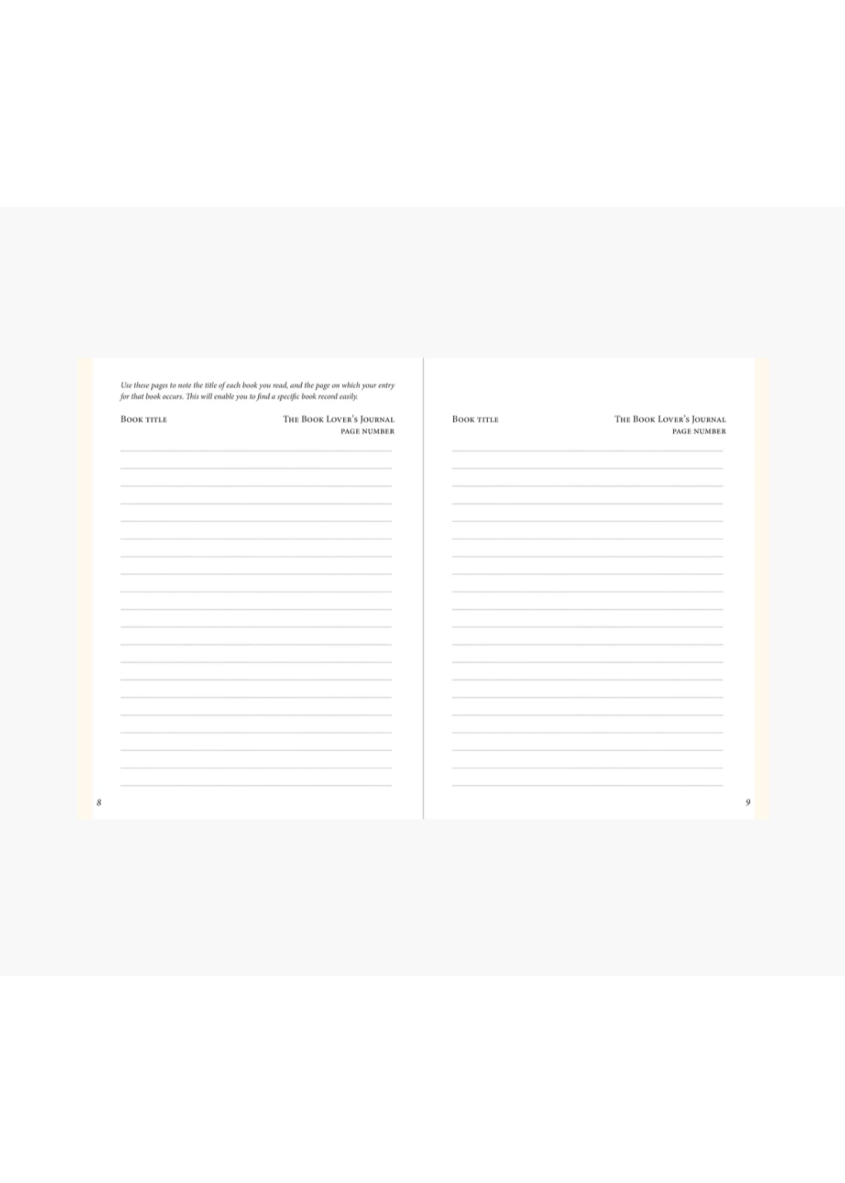 Peter Pauper Press The Book Lover's Journal 2nd Edition