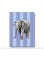 Kaleido Striped Elephant Perfect Bound Notebook A5