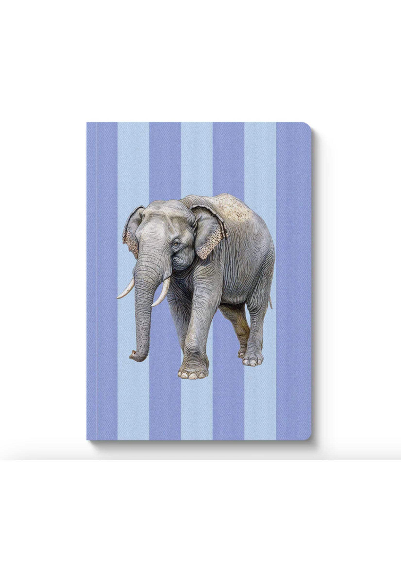 Kaleido Striped Elephant Perfect Bound Notebook A5
