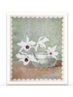 Kaleido White Orchid in Water Perfect Bound Notebook A6