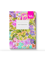 Kaleido Neon Floral Mawson Tulip Perfect Bound Notebook A6