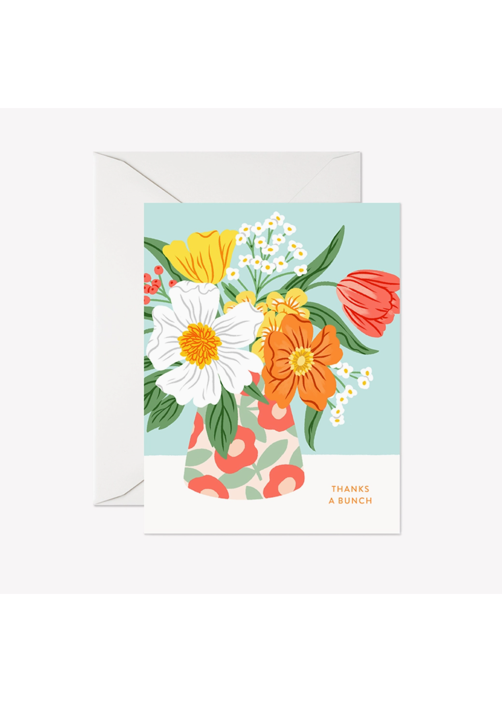 Linden Paper Co Thanks a Bunch Flowers
