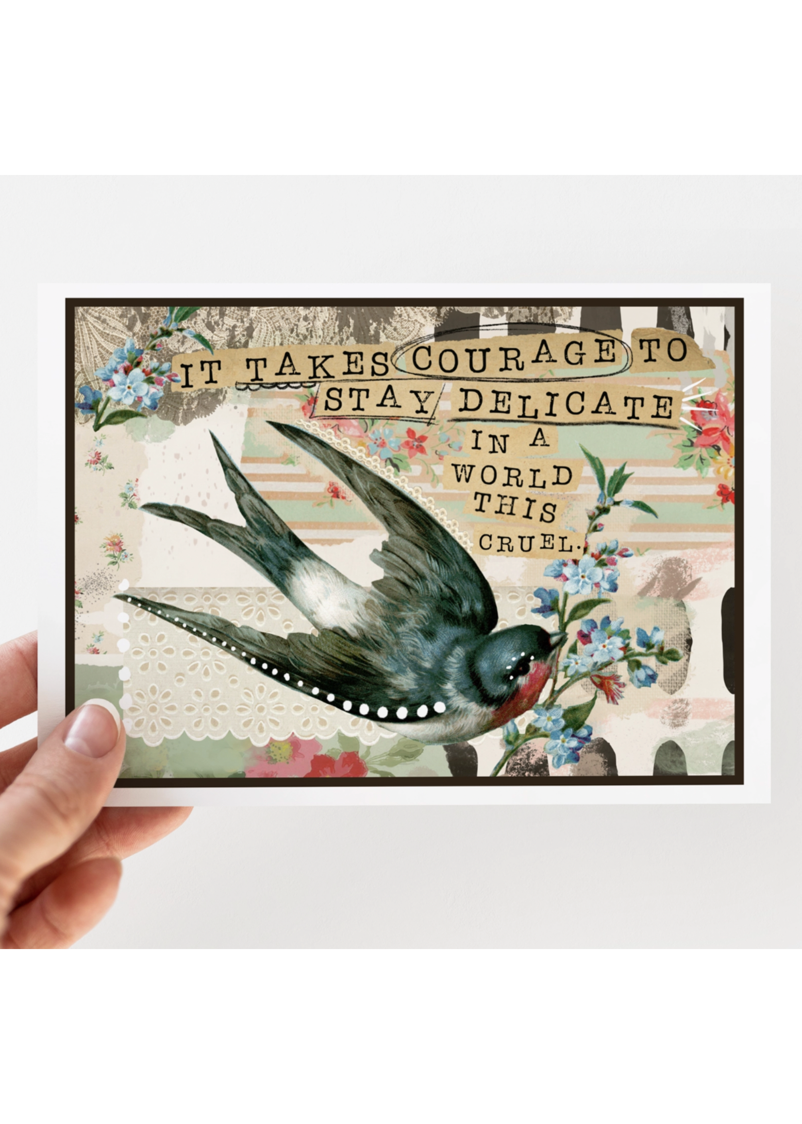 Cheerful Whimsies Takes Courage to Stay Delicate in a World