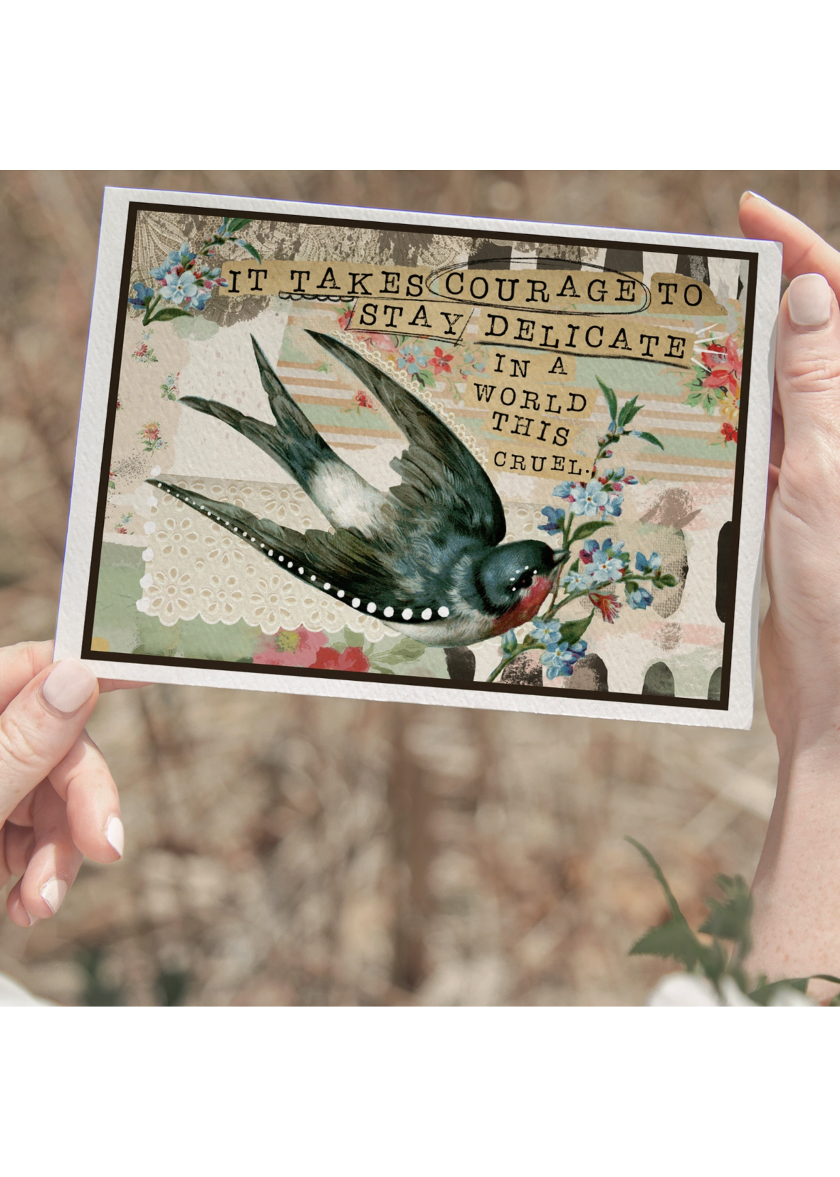 Cheerful Whimsies Takes Courage to Stay Delicate in a World