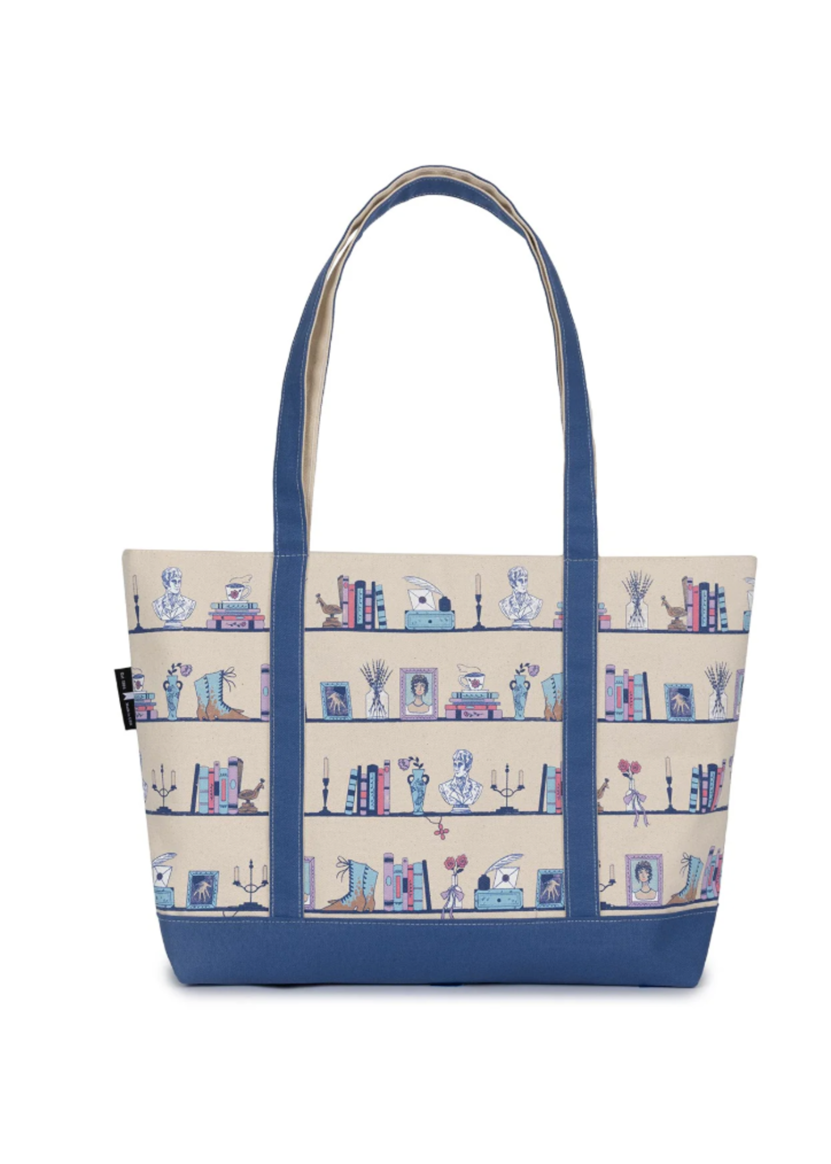Out of Print Pride and Prejudice Large Zippered Tote