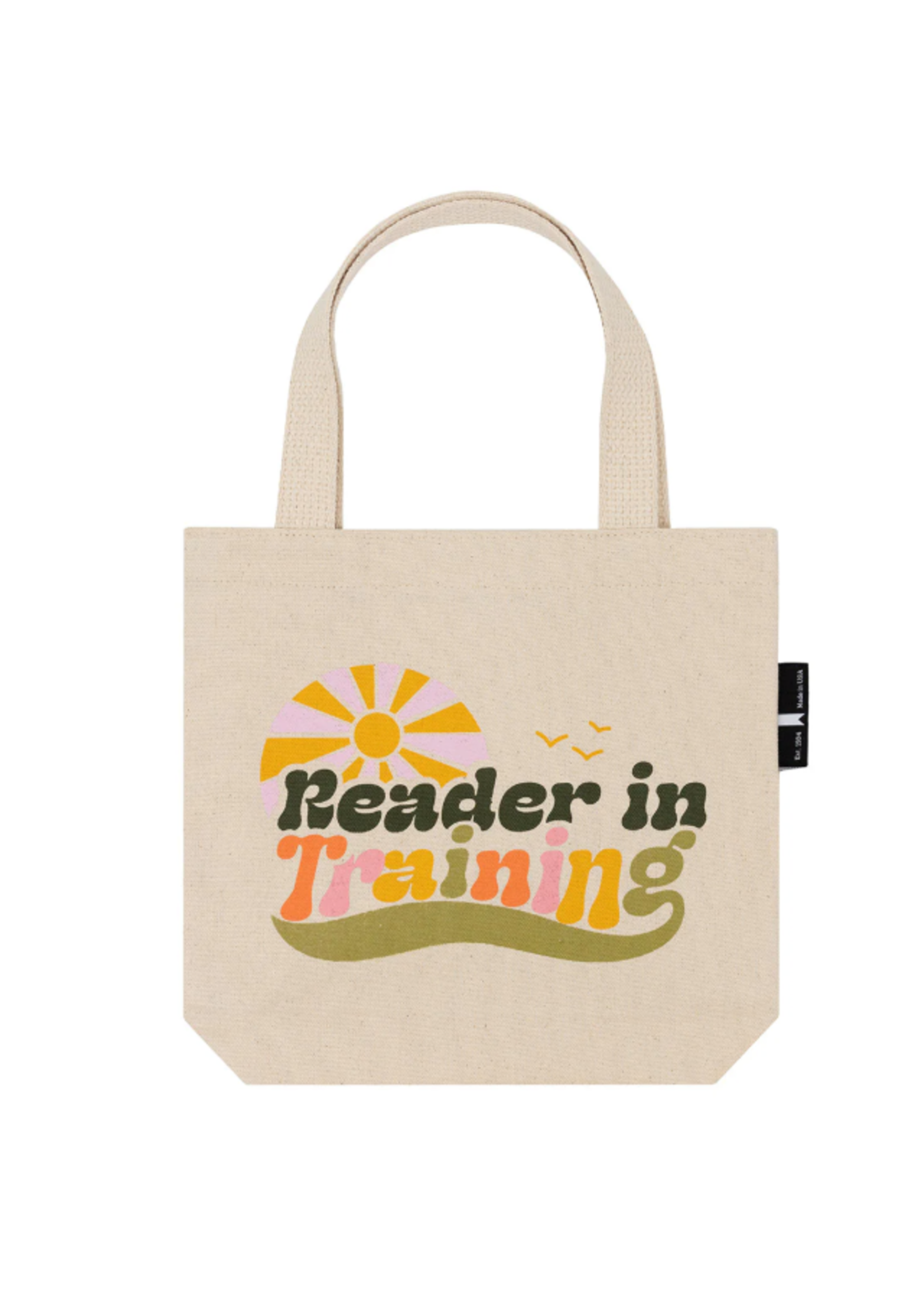 Out of Print Reader in Training Mini Tote