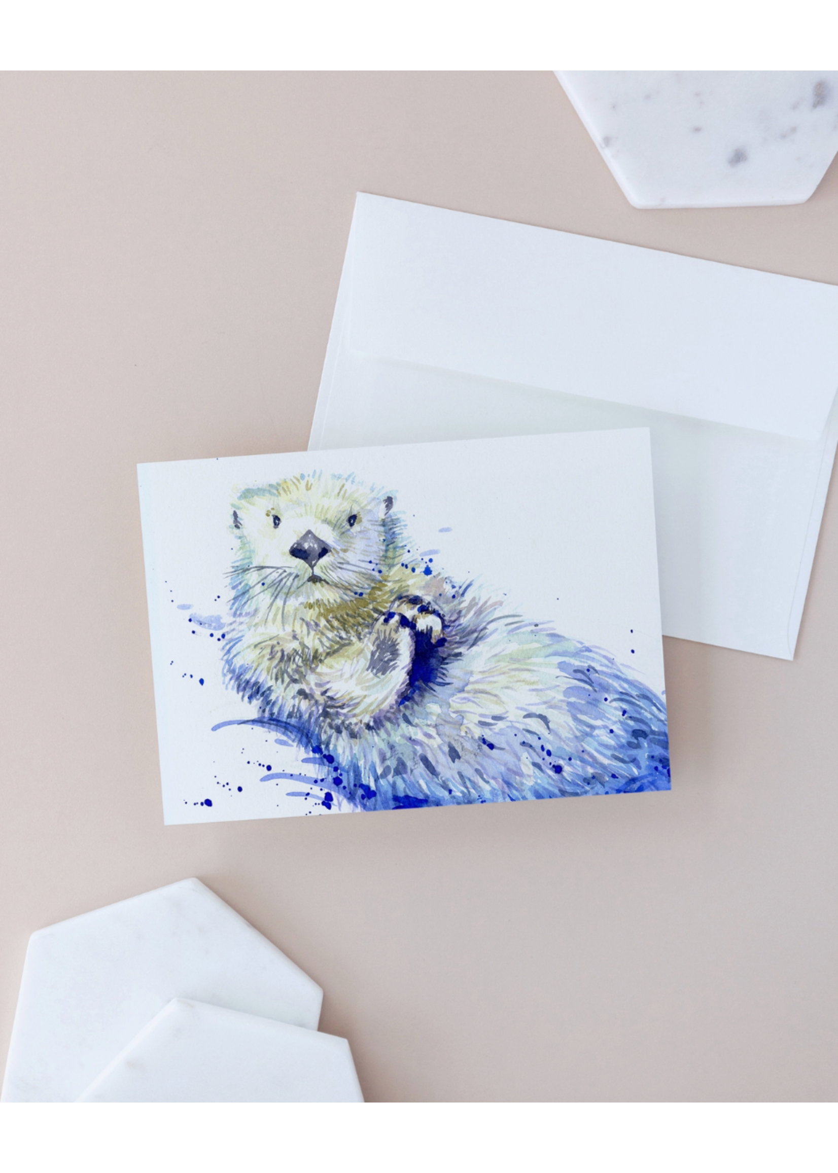 Elena Markelova Sea Otter Watercolor