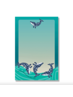 Native Northwest Notepad Humpback Whale by Gordon White