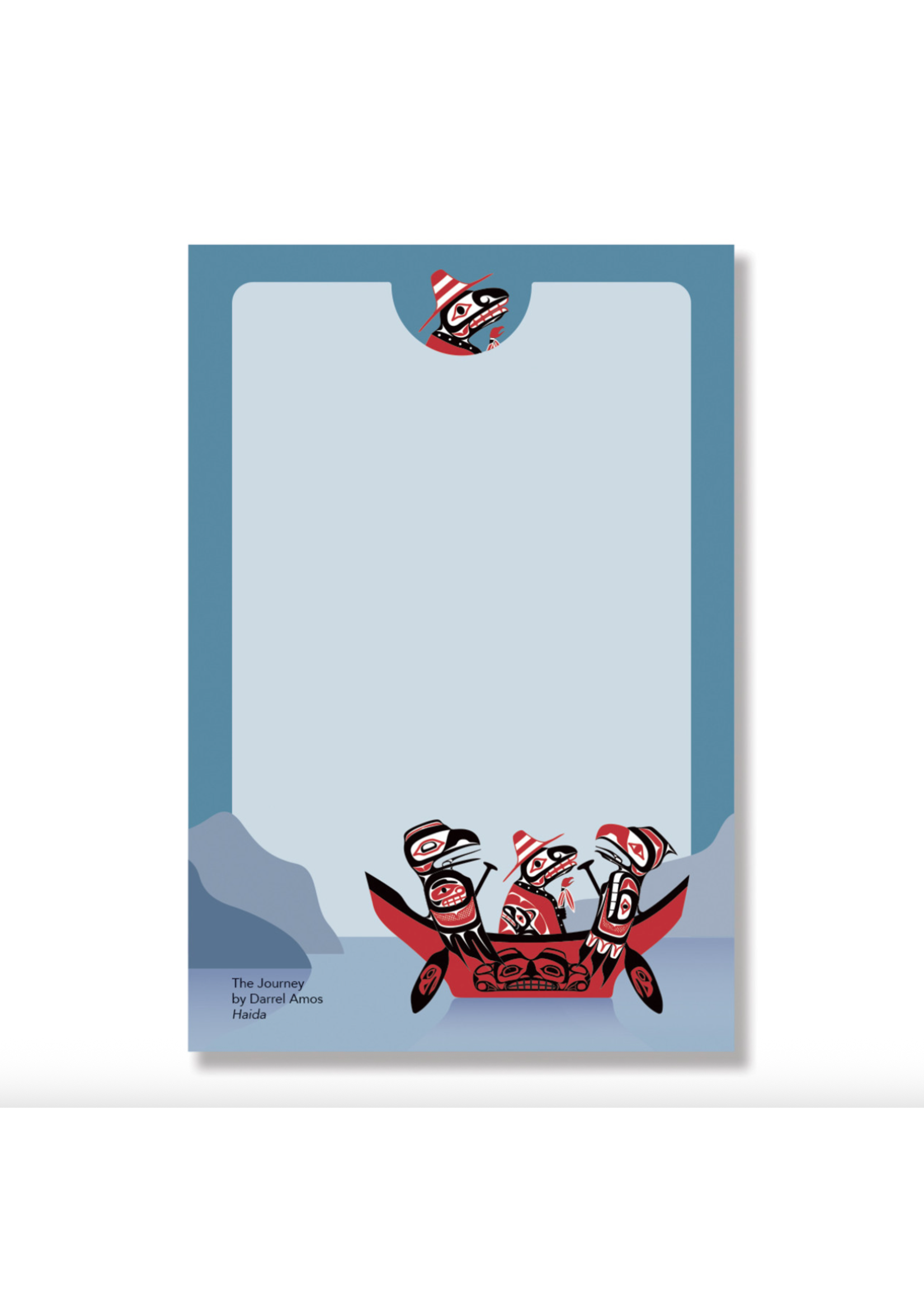 Native Northwest Notepad The Journey by Darrel Amos