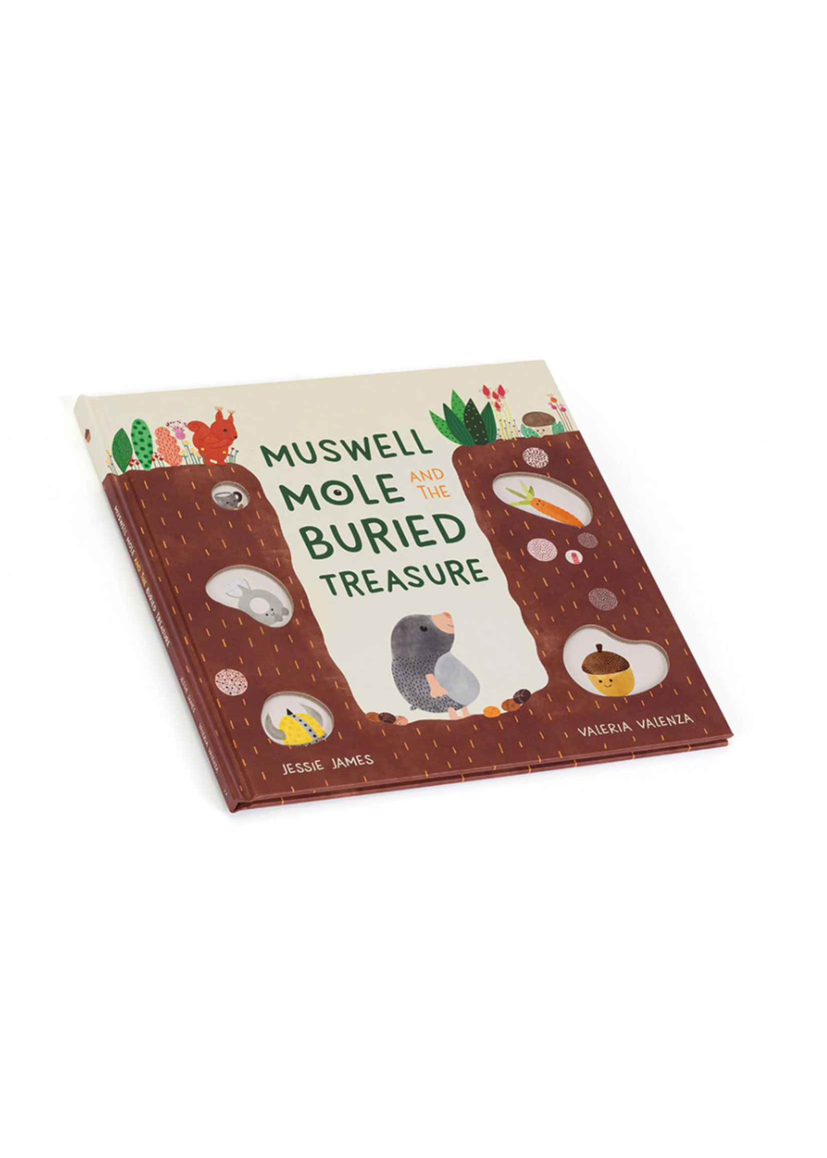 Jellycat Muswell Mole and the Buried Treasure Book Jellycat