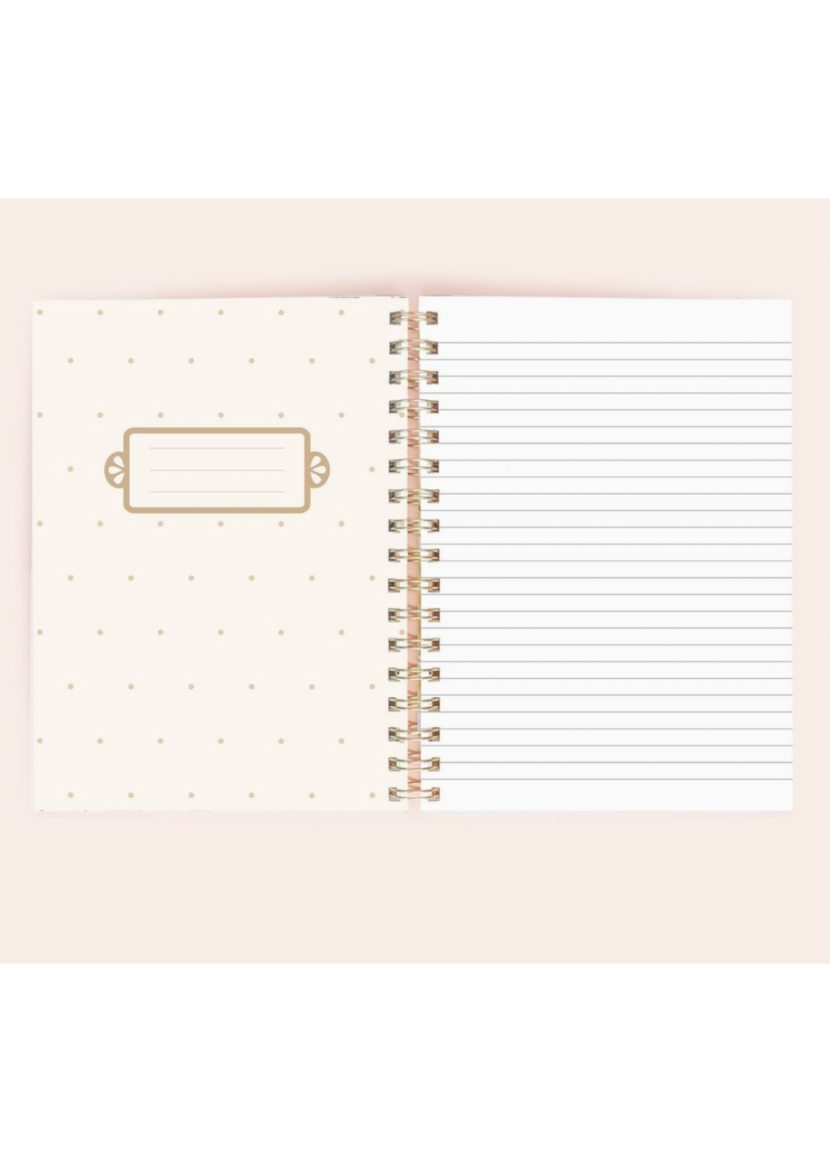 Almeida Illustrations The Flower Village Women Spiral Notebook 150 Lined Pages