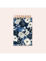 Almeida Illustrations Navy Floral Spiral Notepad 150 Lined Pages