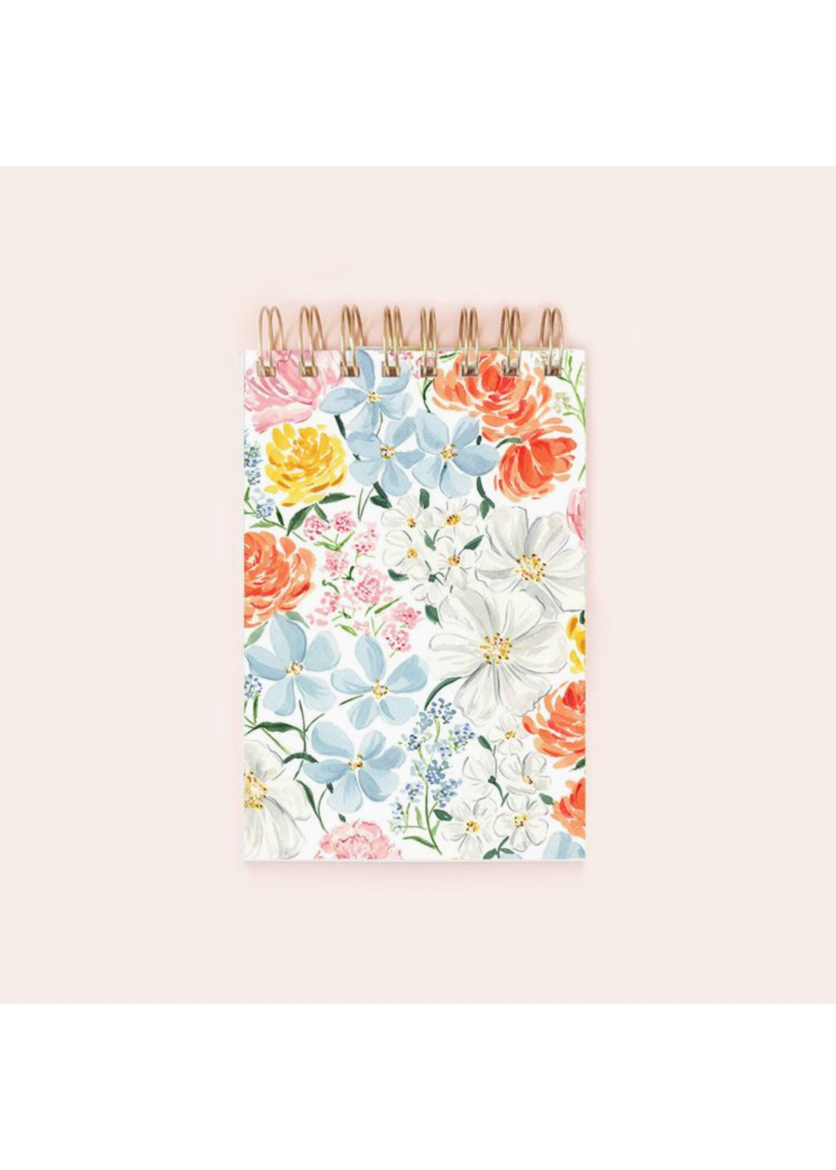 Almeida Illustrations Spring Blooms Spiral Notepad 150 Lined Pages